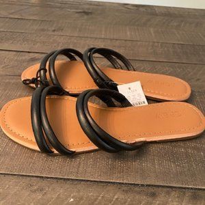 NWT Black JCrew Sandals